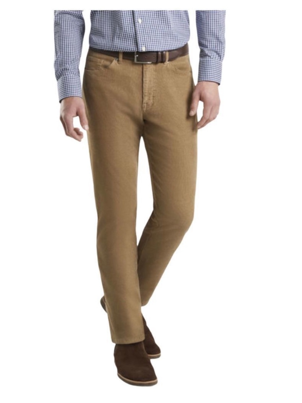 Peter Millar 5 Pocket Corduroy Tan Khaki Pants Pima Straight Size 34